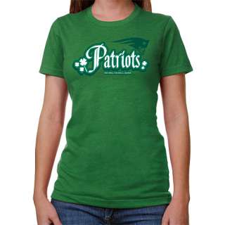 Pro Line New England Patriots Womens St. Patricks T Shirt    