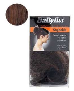 BaByliss® Faux Hair Twisted Bun Ring   Dark Brunette 10098233