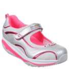 Kids Skechers Shape Ups  MaryJane Pre/Grd Silver/Multi Shoes 
