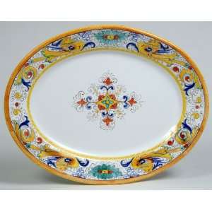17 Serving Platter Raffaellesco   Deruta   Italian Ceramics  Pottery 