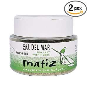 Matiz Medit Herb Sea Salt, 4.4 Ounce Unit (Pack of 2)  