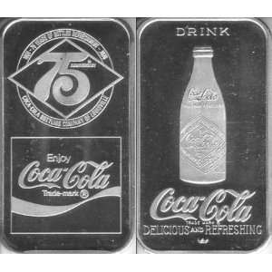  .999 Fine 1 oz Silver Bar   Coca Cola (Louisville, KY 