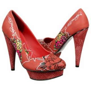 Womens Ed Hardy La Mer Red Shoes 