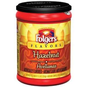 Folgers Coffee Flavors Hazelnut   12 Grocery & Gourmet Food