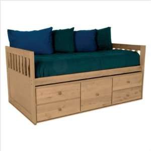  Tradewins Birch Youth Twin Arch Captains Bed in Natural 
