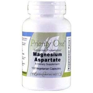 Priority One Vitamins   Magnesium Aspartate 100 caps [Health 