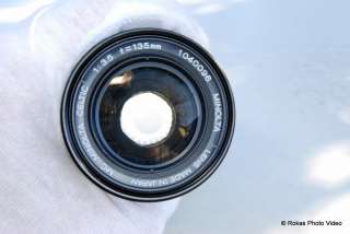 Minolta 135mm f3.5 Lens MC Celtic MINT condition rate A  