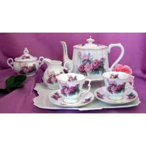  Perfect Pink Peony Porcelain Tea Set