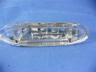 Glass Battleship Candy Container  