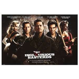  Inglourious Basterds Movie Poster, 36 x 24 (2009)