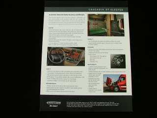 2008 Freightliner Cascadia XT Sleeper Truck Brochure  