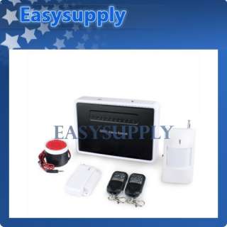   Home House Alarm GSM SMS Security System Voice Prompt + Water Sensors