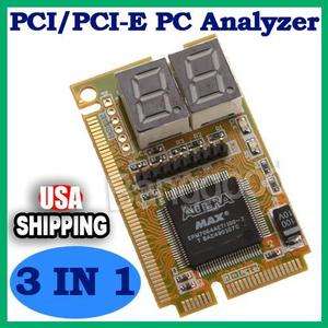   PCI PCI E LPC PC Computer Analyzer Diagnostic Tester Post Card  