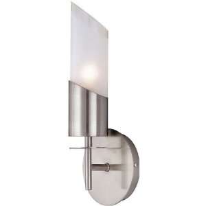 Lite Source LS 16231PS/FRO Calipso Wall Sconce Lite, Polished Steel 