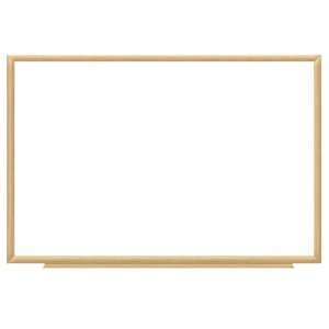  Board Dudes 46.5x72 Oak Style Frame Dry Erase Board 