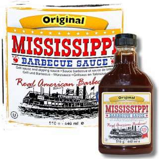 1x Mississippi BBQ Sauce Barbecue Salsa Mississippi Original 1560ml