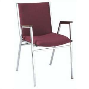  2 Seat Stacking Chair Frame Color Chrome, Upholstery 