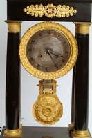 1815 Black Forest & Ormolu Striking Portico Clock  