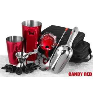  Complete Bartenders Tote   Candy Red