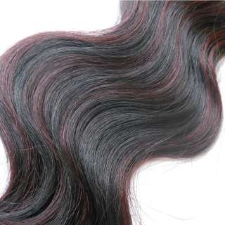 Skin Weft Echthaar Strähnen Haarverlängerung 45cm lang 60cm breit 