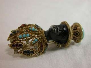 Exquisite ~ Made like a fine piece of jewelry This CINER Blackamoor 