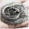 Huge & Heavy Cuban Chain Link 925 Sterling Silver Men`s Biker Necklace 