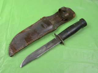 WW2 US large Fighting knife dagger USA  