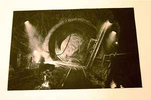 NY Water Tunnel a mezzotint by Craig McPherson  