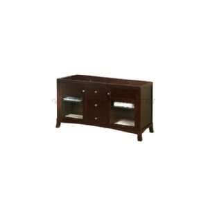 Ronbow 60 Wood Vanity Cabinet W/ Frost Glass Doors VNE6021 F07 