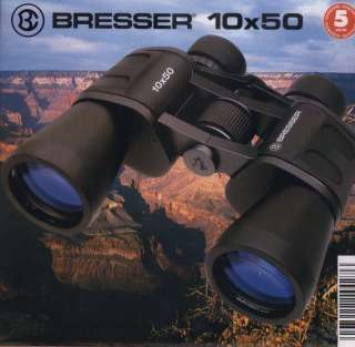 BRESSER`S Topfernglas 10x50 BaK 4 Optik Einsteigerglas  