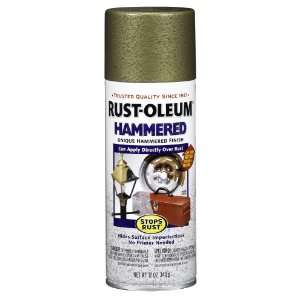  Rust Oleum 7210830 Hammered Metal Finish Spray, Gold Rush 