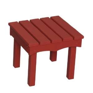  Little Colorado Childs Adirondack End Table  Red Toys 