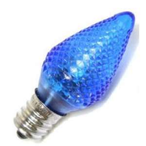  Commercial Grade LED C7 Blue Bulbs   Box of 25