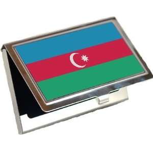  Azerbaijan Flag Business Card Holder