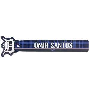  Detroit Tigers Omir Santos 2011 Locker Nameplate Sports 