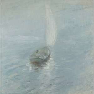   John Henry Twachtman   24 x 24 inches   Sailing in the Mist 1 Home