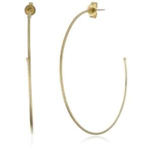  Mizuki 14k Medium Round Hoop Earrings Jewelry