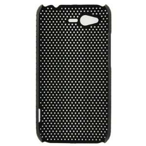   Black Perforated Back Cover For HTC Rhyme Cell Phones & Accessories