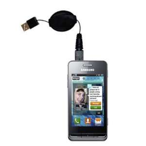  Retractable USB Cable for the Samsung S7230 with Power Hot 