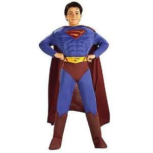    Child Superman Returns Costume   Deluxe  Large Toys & Games