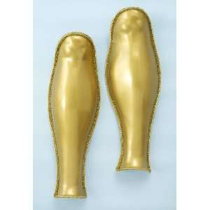  Deluxe Roman Leg Armour (Gold) Adult Accessory [Apparel 