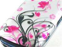 FOR LG NEON 2 II GW370 AT&T PINK FLOWER HARD COVER CASE  