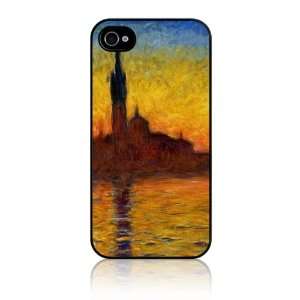   Apple iPhone 4 4S Slim Hard Case Cover   Claude Monet Venice Twilight