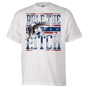  United States Soccer White adidas Rule The Pitch T Shirt 