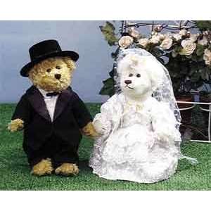  Bride and Groom Teddy Bears Wedding Bears Toys & Games