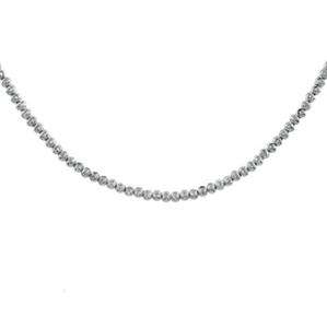 925 STERLING SILVER C31 HALF MOON BEAD 32 INCH NECKLACE  