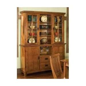  Buffet and Hutch in Cottage Oak   Arts and Crafts   5180 