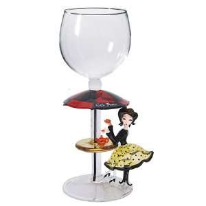  French Cafe Hand Blown Wine Glass