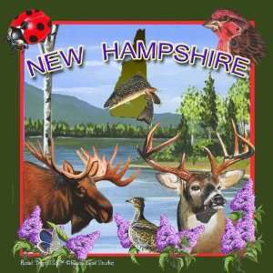  New Hampshire Absorbent Coasters