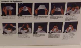 Box of 50 Kimberly Clark PFR95 N95 Filter Respirator Flu Surgical 